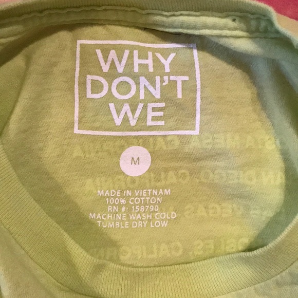 Why Don’t We Tee Official Band Merch NWT Tie Dye - Picture 6 of 6